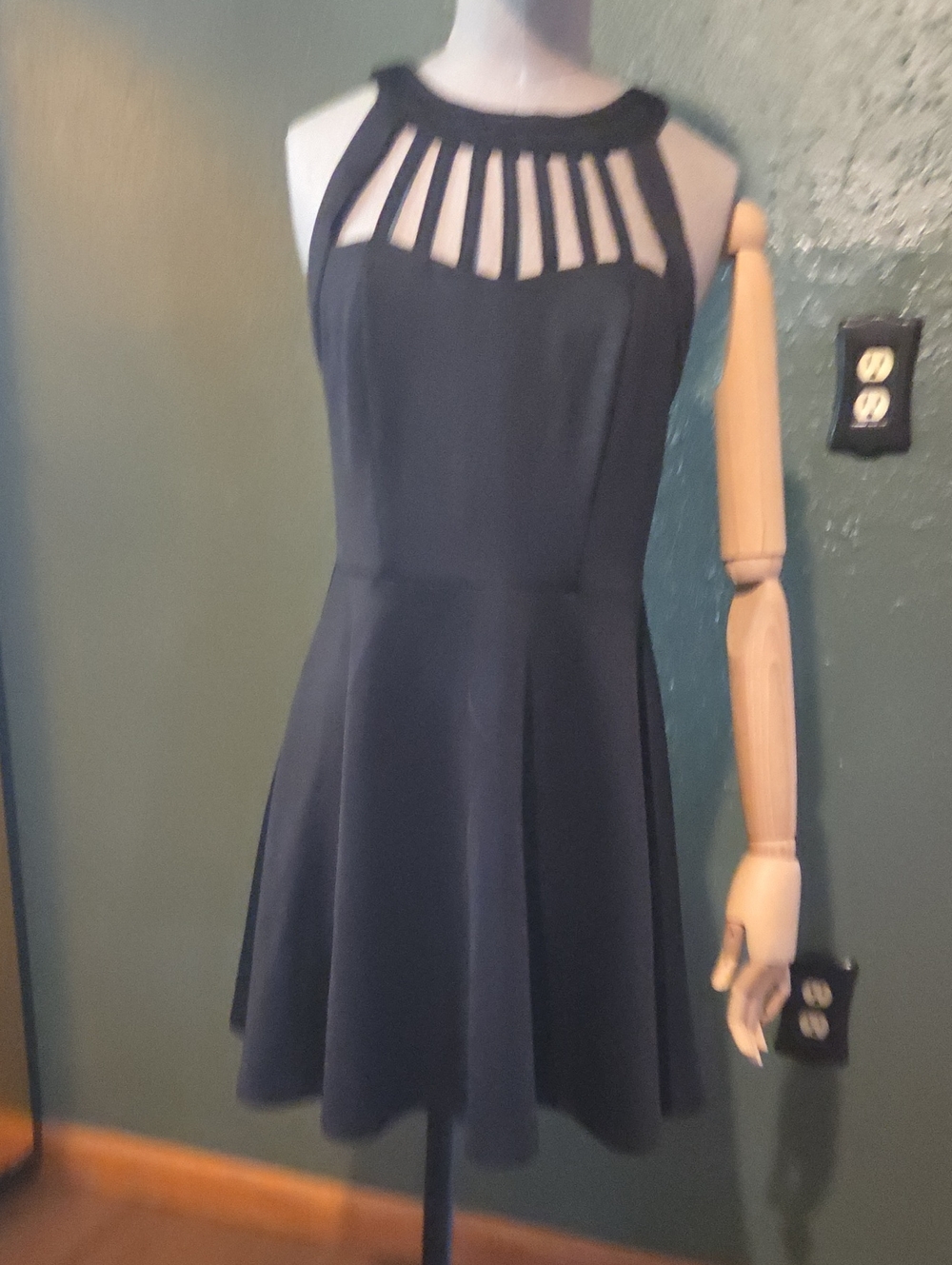 Sleeveless Strappy Skater Dress